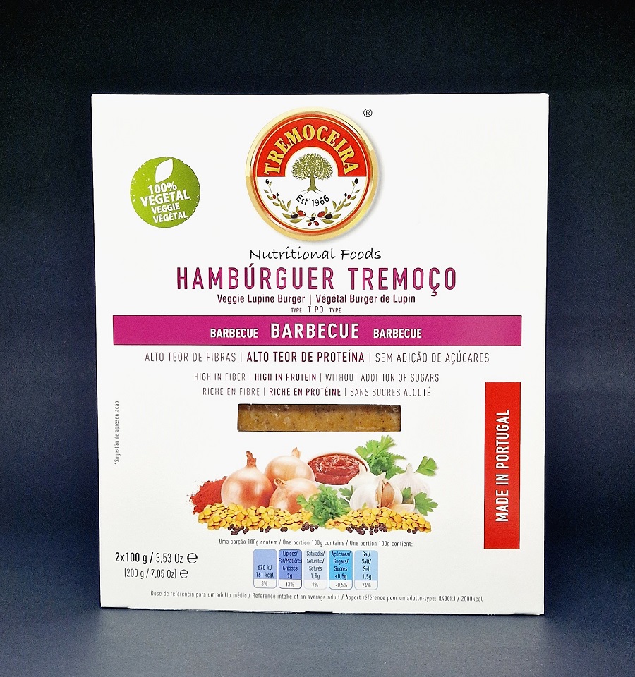 Hambúrguer Tremoço Barbecue TREMOCEIRA 2 x 100g uni