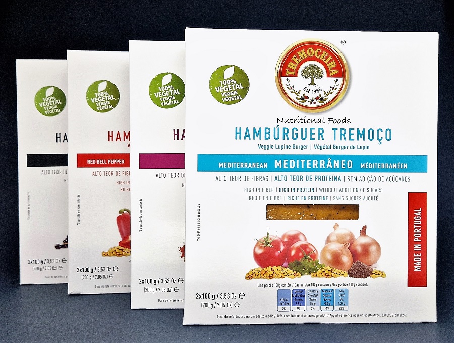 Hamburguer Tremoço Mediterraneo TREMOCEIRA  2 x 100g uni