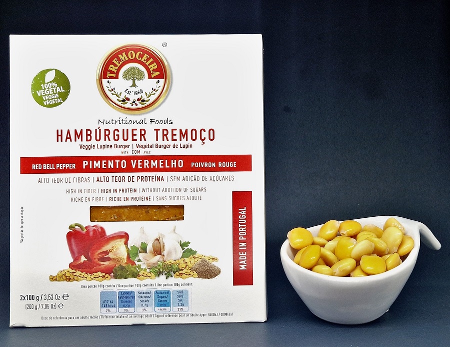 Hamburguer Tremoço Pimento Vermelho TREMOCEIRA 2 x 100g uni